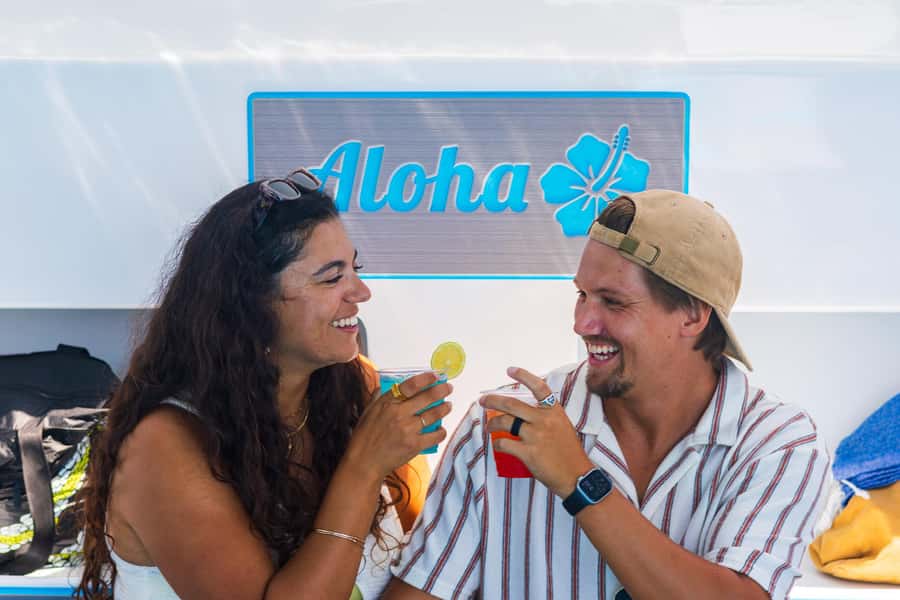 Board from Waikiki Beach for our Aloha Hour Sail - The 90-minute rhythm: how the sail plays out
