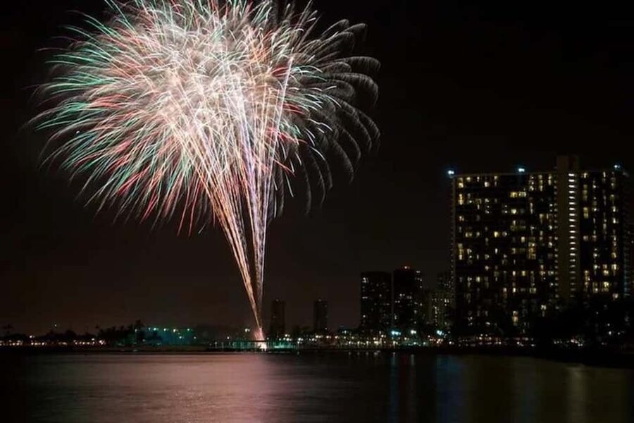 Board from Waikiki Beach: Friday Night Fireworks sail - Price: what you’re really paying for at $71