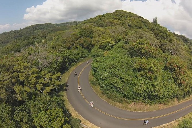 Full Day Oahu Bike, Hike, Sail and Snorkel Combo - The 2-Mile Rainforest Hike on Sacred Oahu Land