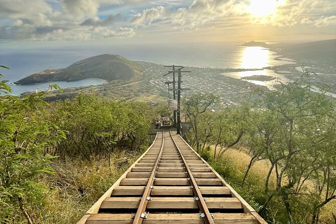 Hike to the top of KokoHead Crater - Private Transportation/Group - KokoHead Crater’s “Railroad Tie” Steps: The Main Event