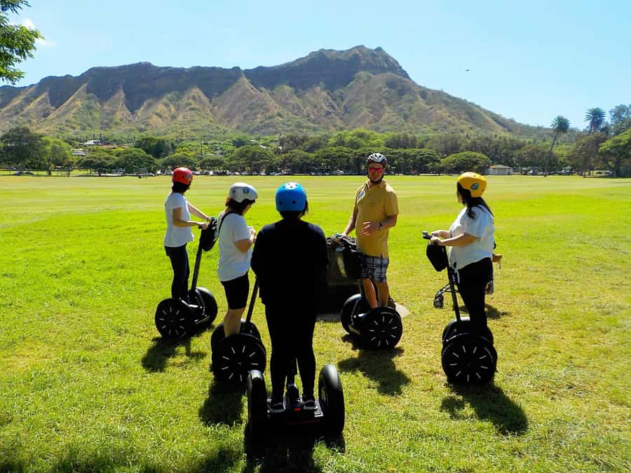 Honolulu: Diamond Head Segway Tour - Kapiolani Park and Waikiki Aquarium area: the greener side of Waikiki