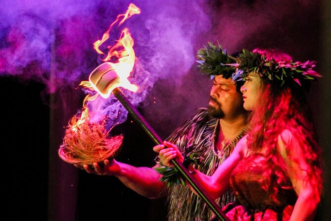 Honolulu: Ka Moana Lūʻau at Aloha Tower – Oceanfront Luau Show - The Main Show: Polynesian Wayfinding and the Fire Dance Finale