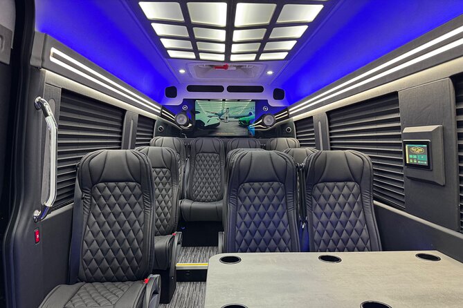 Luxury Sprinter Transfer Airport, Waikiki and Cruise Terminal - Inside the vehicle: comfort details that matter right away