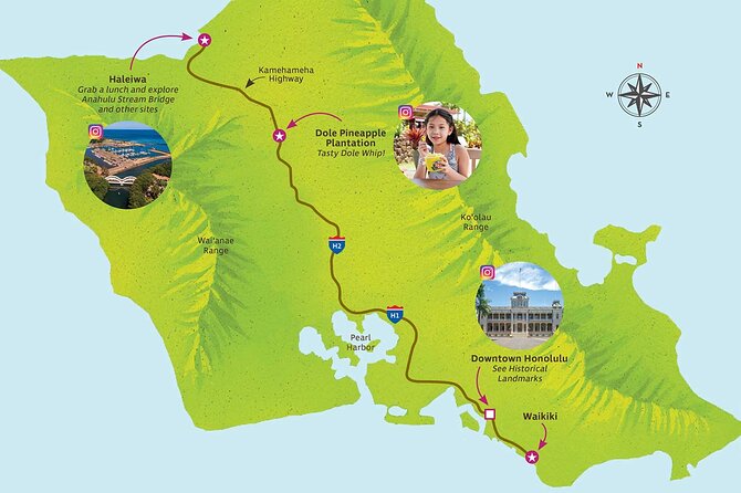 North Shore Haleiwa & Dole Plantation Tour - Haleiwa: surf-town shopping and a lunch break you control