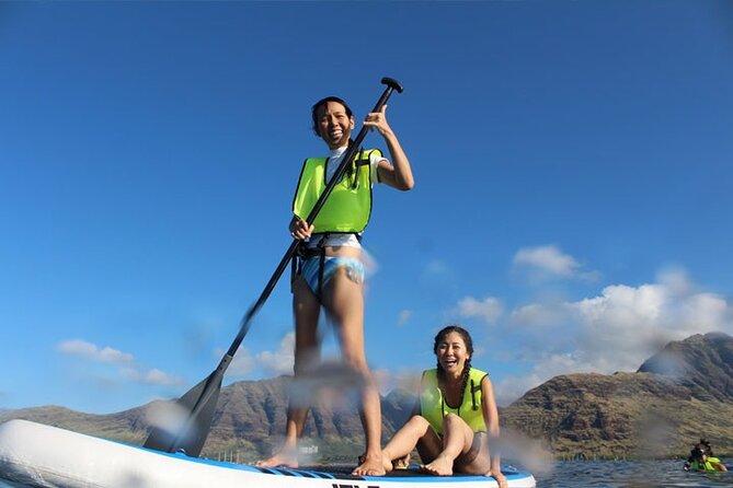 Oahu Dolphin and Snorkel Tour with Waikiki Pickup & Lunch - Lunch plus the fun gear: slide, kayaks, and paddleboards