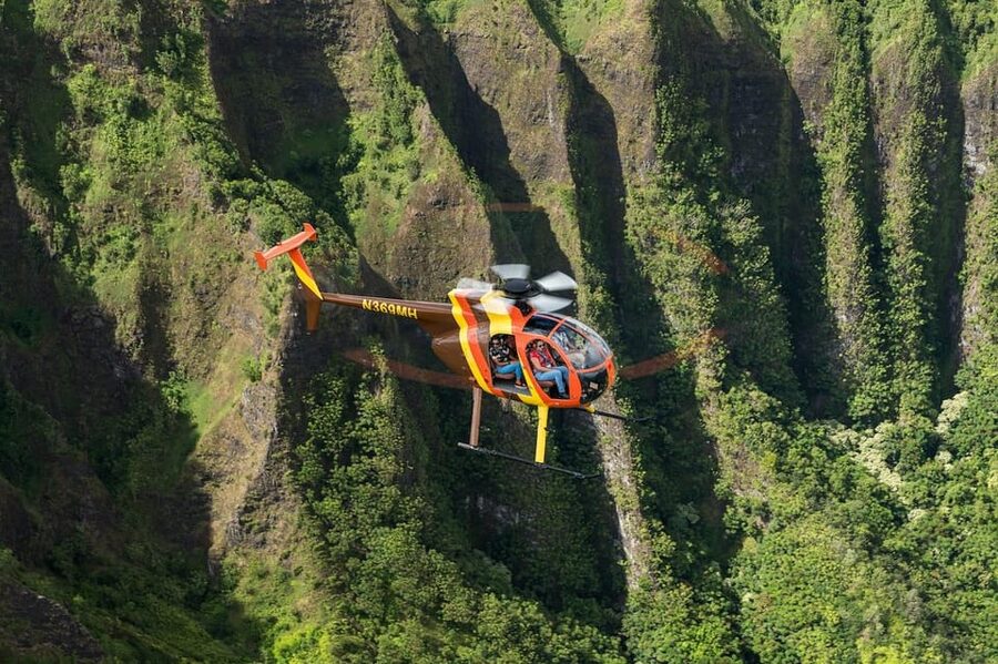 Oahu: Magnum P.I. Doors-Off Helicopter Tour - Sacred Falls and the Green Slopes: Where the Aerial View Gets Dramatic