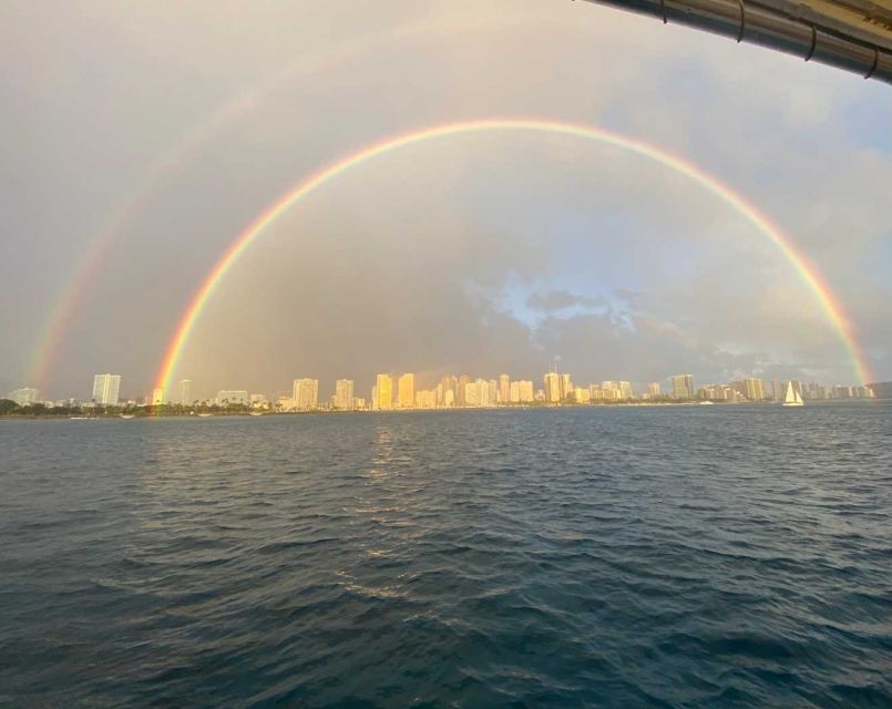 Oahu: Sunset sailing in small intimate groups - Captain Tony’s Commentary and the Ocean-Life Factor