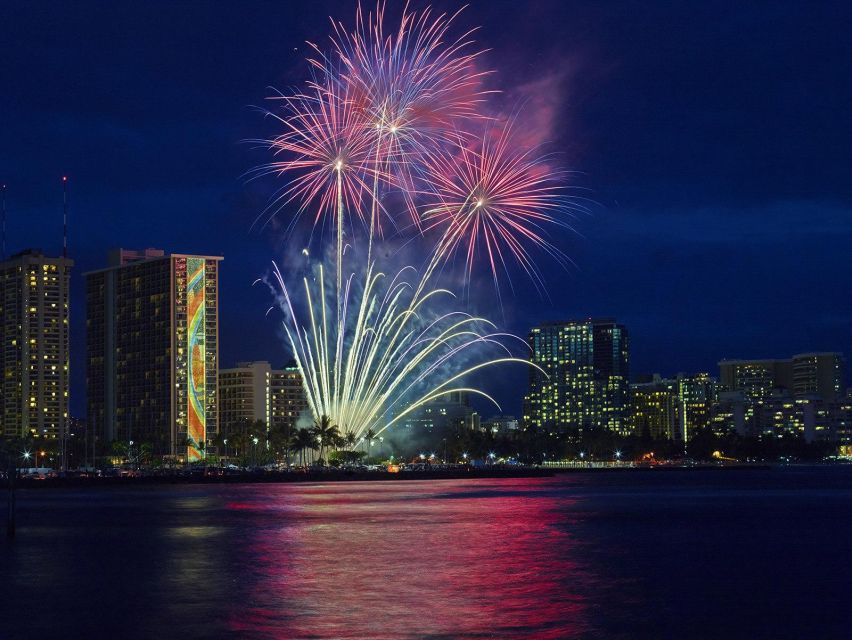 Oahu: Waikiki Fireworks Boat Cruise from Oahu - How the Boat Layout Changes Your Evening (Shaded Cabin vs. Upper Deck)