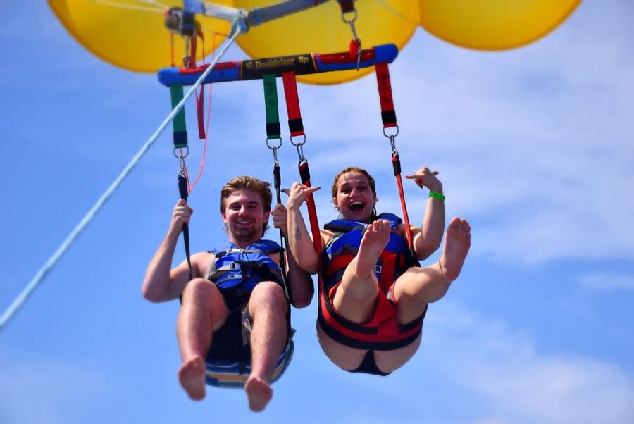 Oahu: Waikiki Parasailing - On the Boat: Safety Briefs, Life Vests, and Crew Personality