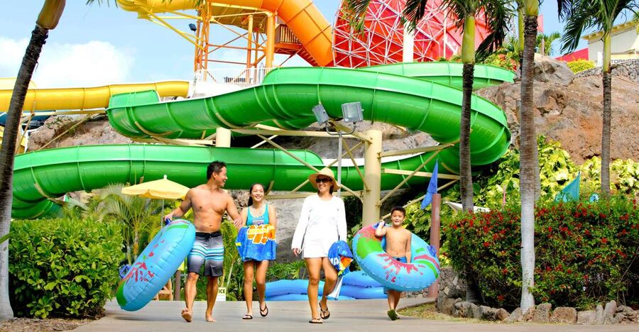 Oahu: Wet 'n' Wild Waterpark Ticket with Waikiki Transfer - From Waikiki in a van: how the transfer affects your day