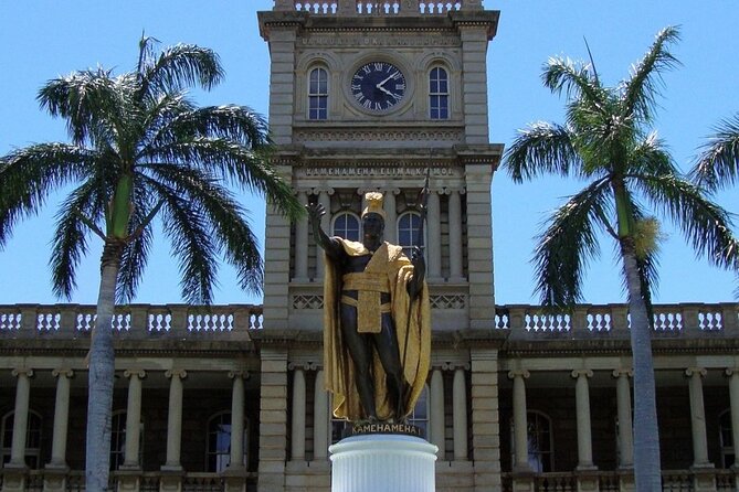 Pearl Harbor [Early Access], USS Arizona & Historic Honolulu Tour - Downtown Honolulu on foot: Iolani Palace to the Eternal Flame