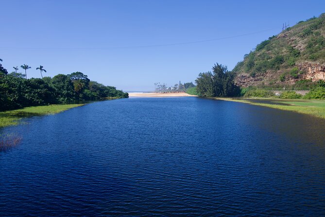Private Tour Oahu including Waimea Waterfall-Customizable - Mokoli’i Island (Chinaman’s Hat) and Kualoa Beach Park photos