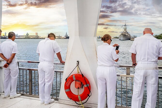 Tribute to Pearl Harbor Arizona Memorial Tour - USS Arizona Memorial: the Navy shuttle boat experience and that 23-minute documentary