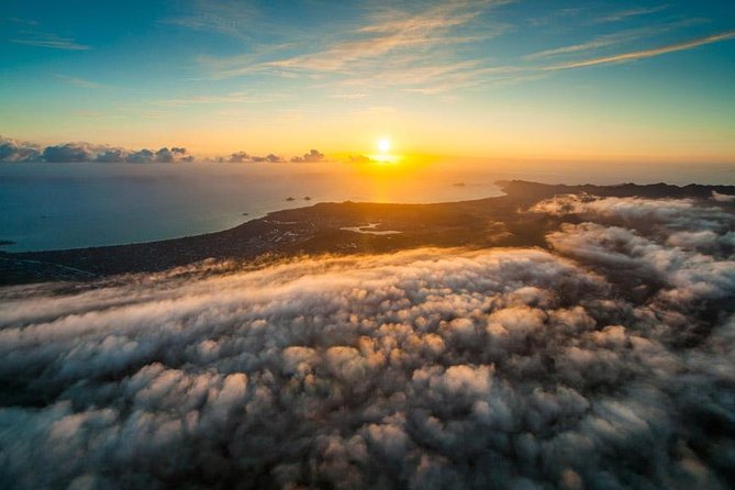 Waikiki Sunset - 50 Min Helicopter Tour - Doors Off or On - The return circle: mountains, the Pineapple Sea, and Dole highlights