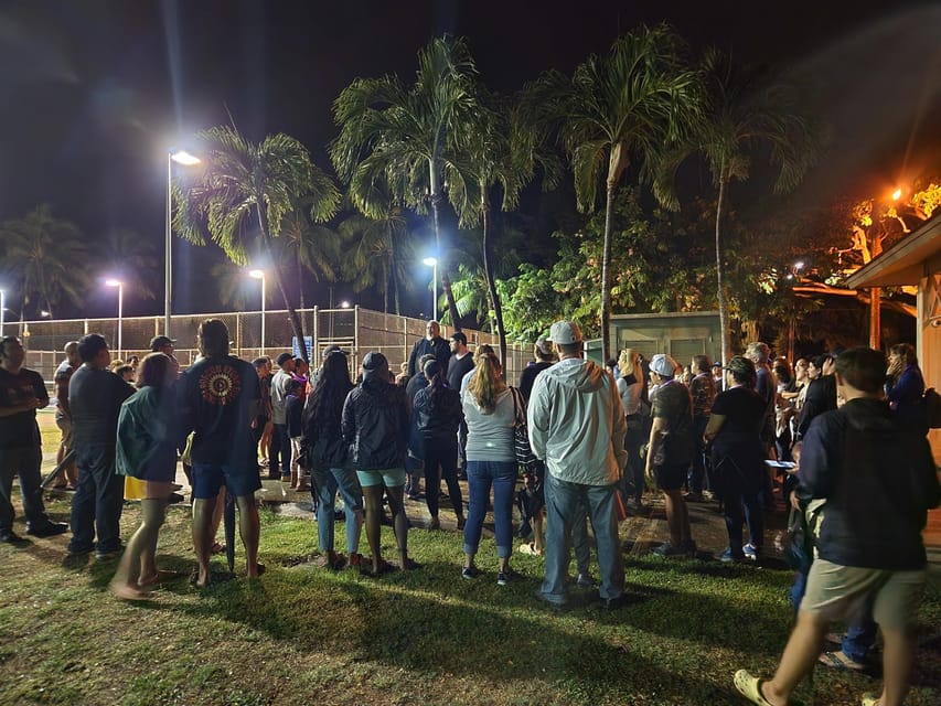 Waikiki: Waikiki Night Marchers Ghostly Walking Tour - How night marchers connects legend, sacred spaces, and respect